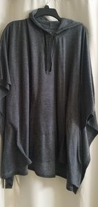 Cuddl Duds grey poncho